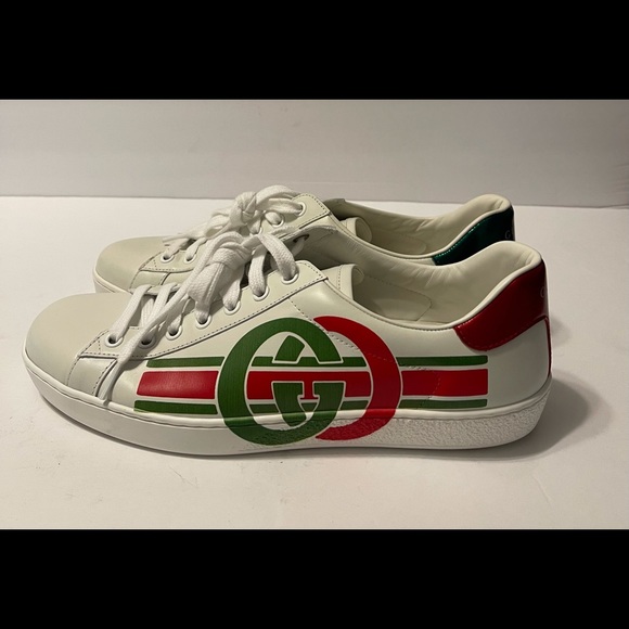 Interlocking G Ace Sneakers Gucci 9 Women’s 7 Mens - Picture 4 of 10